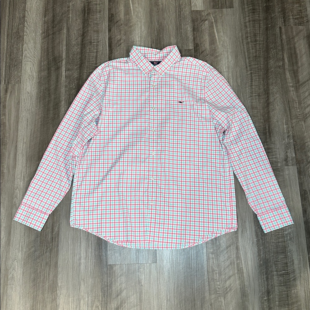 Vineyard Vines Performance Nylon Long Sleeve Butt… - image 2